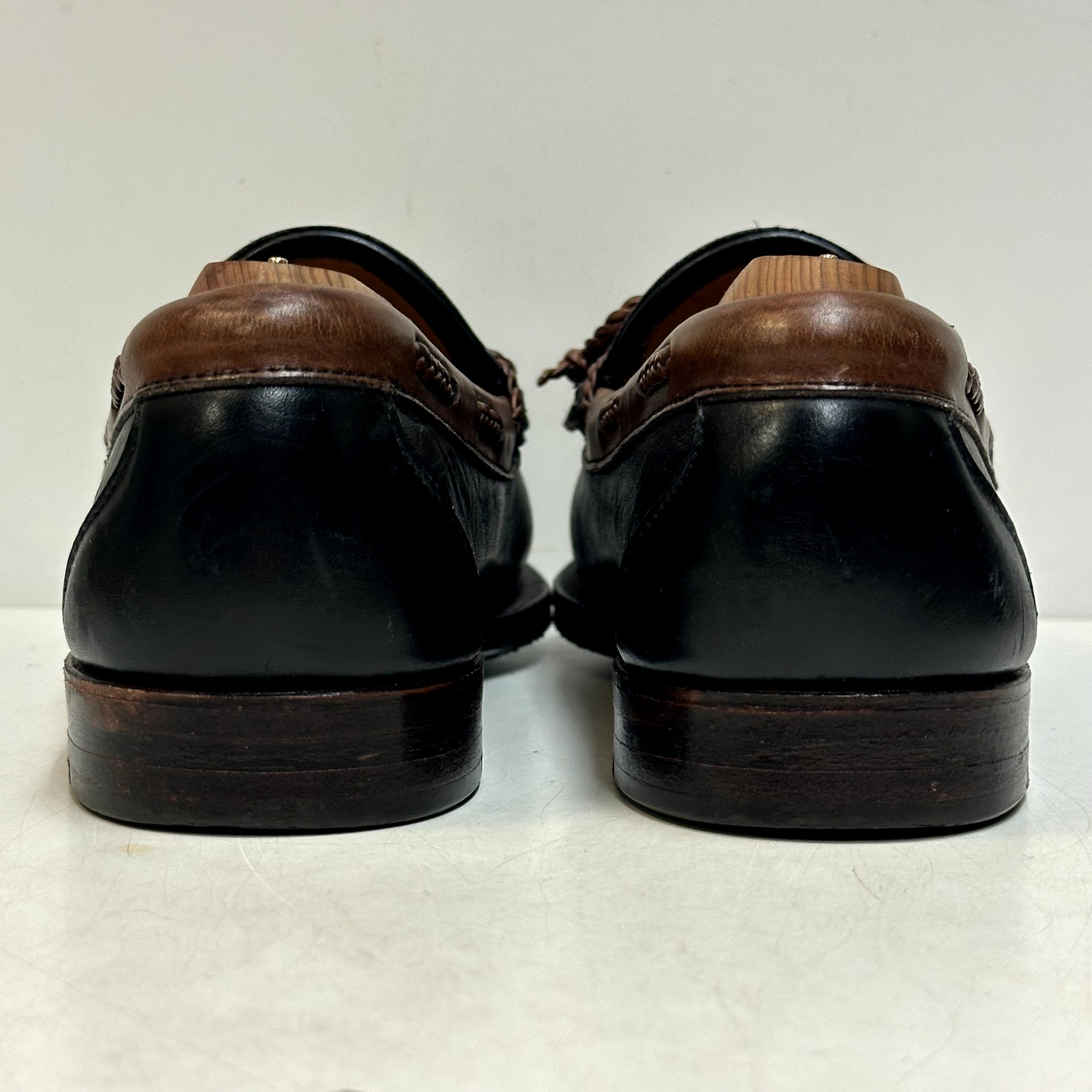Euc Rancourt & Co. X Footjoy Tassel Loafers Kiltie Black Made In Maine Usa 9 D — image 7 of 8